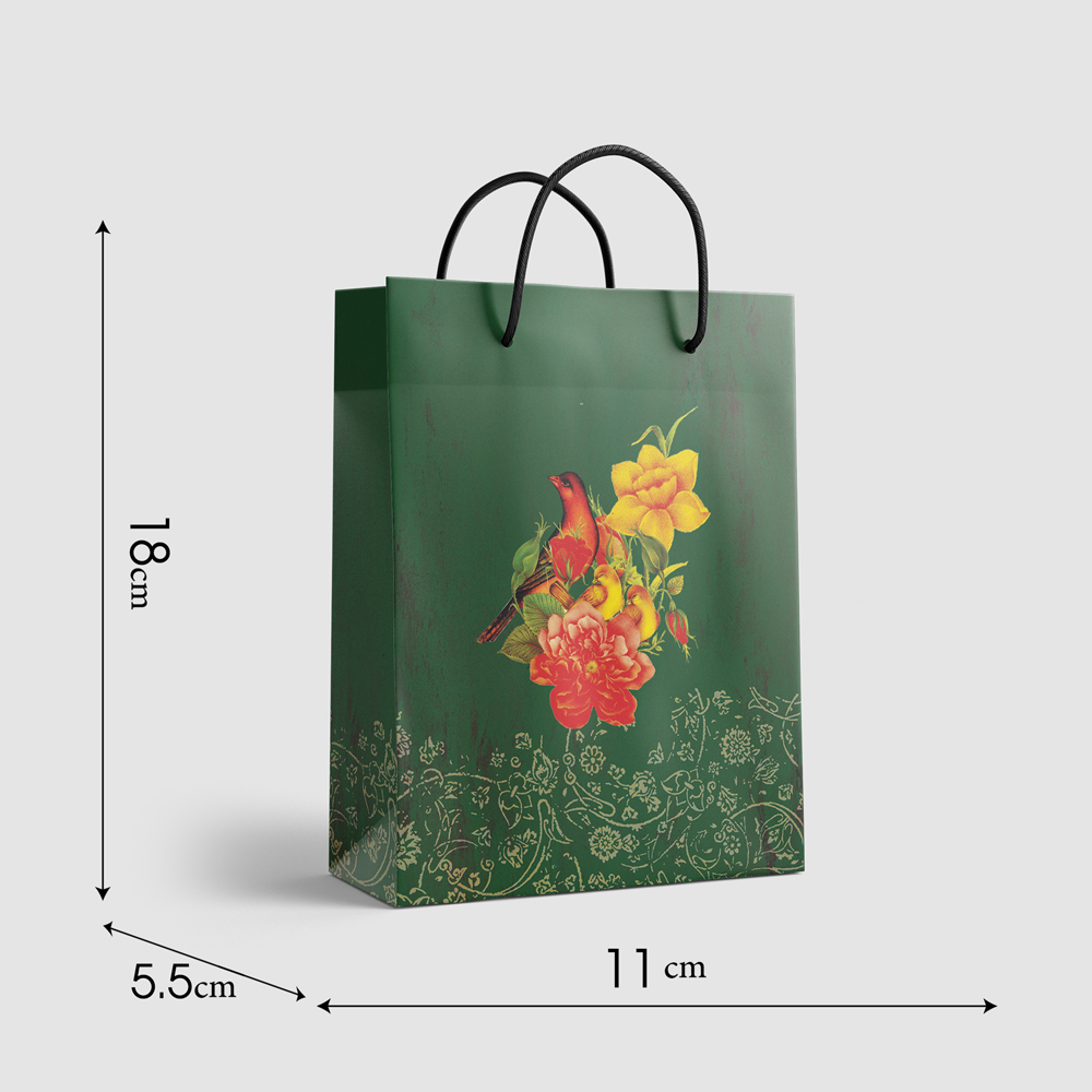 ساک دستی کاغذی 11*18 عطف 5.5